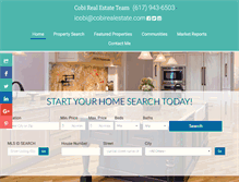 Tablet Screenshot of cobirealestate.com
